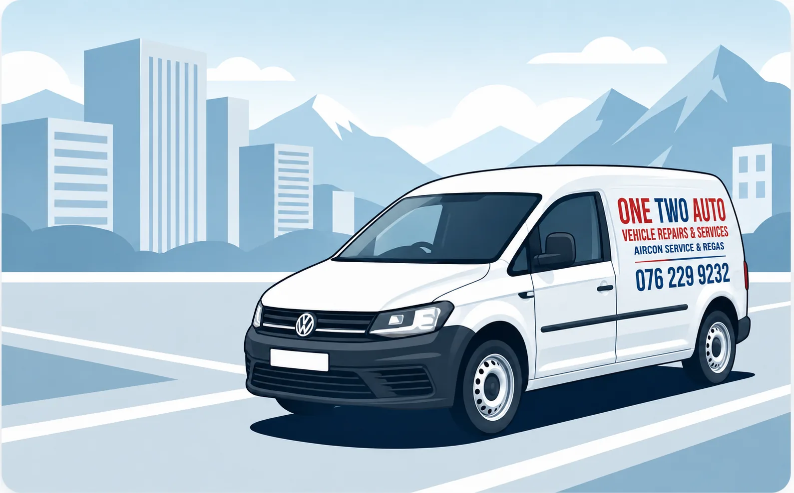 OneTwo Auto service van
